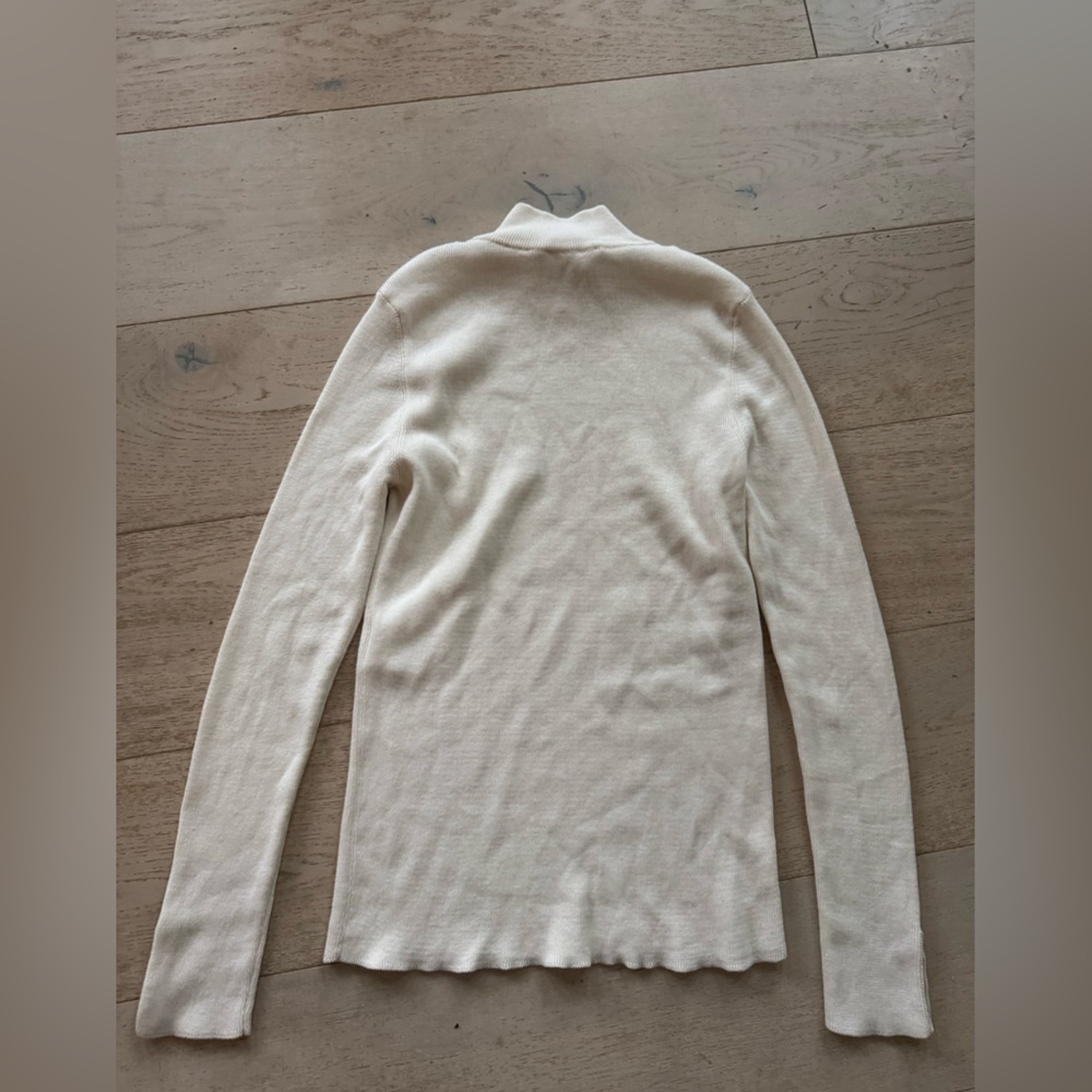 SEZANE Felix Jumper mottled cream size XL - Picture 13 of 13